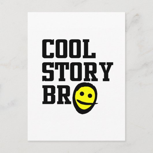 Cool Story Bro Briefkaart (Voorkant)