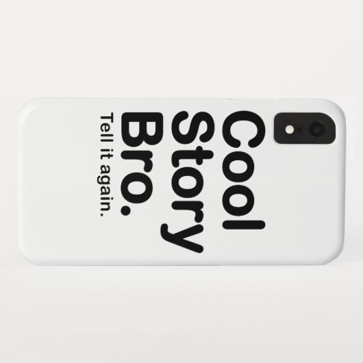 Cool Story Bro Case-Mate iPhone Case (Achterkant (horizontaal))
