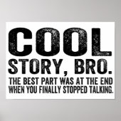 Cool Story Bro. Het beste was... Poster (Voorkant)