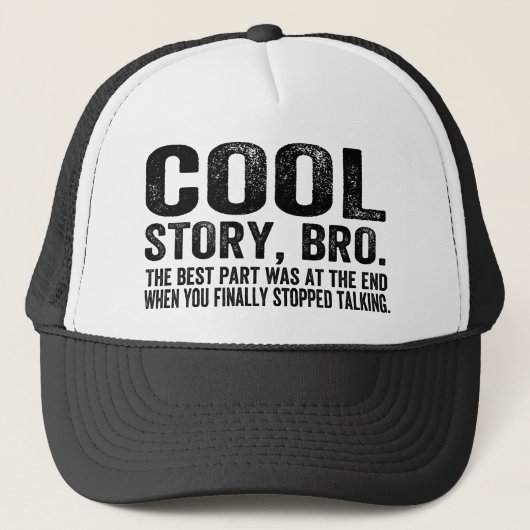 Cool Story Bro. Het beste was... Trucker Pet (Voorkant)