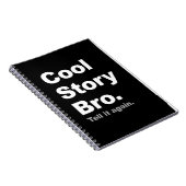Cool Story Bro Hoesje-laptop Notitieboek (Rechterzijde)