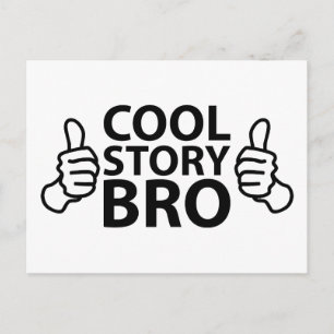 Cool Story Bro Internet Meme Briefkaart