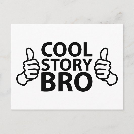 Cool Story Bro Internet Meme Briefkaart (Voorkant)