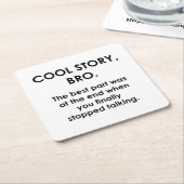 Cool Story, Bro Kartonnen Onderzetters (Schuin)