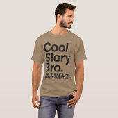 Cool Story Bro Now Where's The Epstein Client List T-shirt (Voorkant volledig)