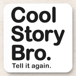 Cool Story Bro. Onderzetter van kurk