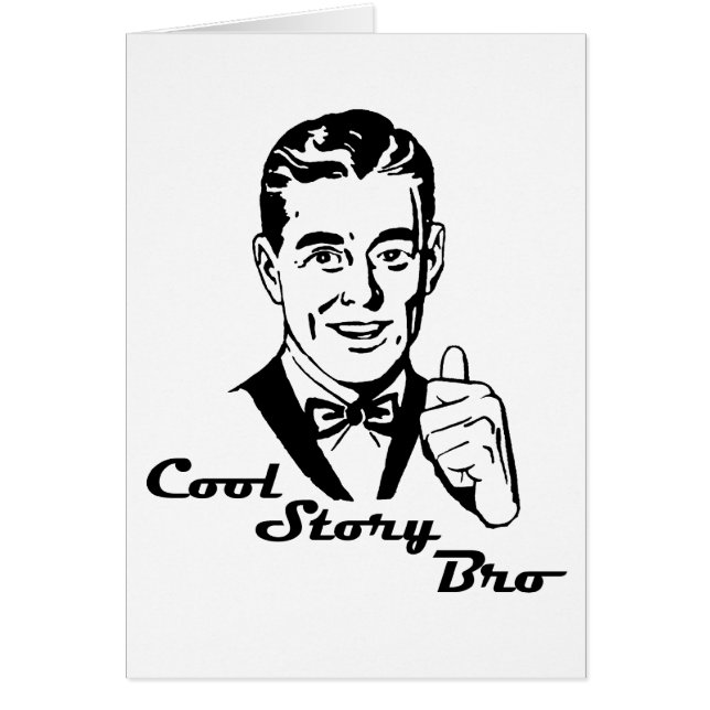 Cool Story Bro  Retro (Voorkant)