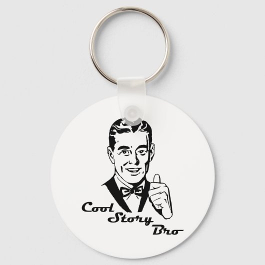Cool Story Bro Retro Sleutelhanger (Voorkant)