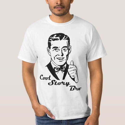 Cool Story Bro Retro T-shirt (Voorkant)