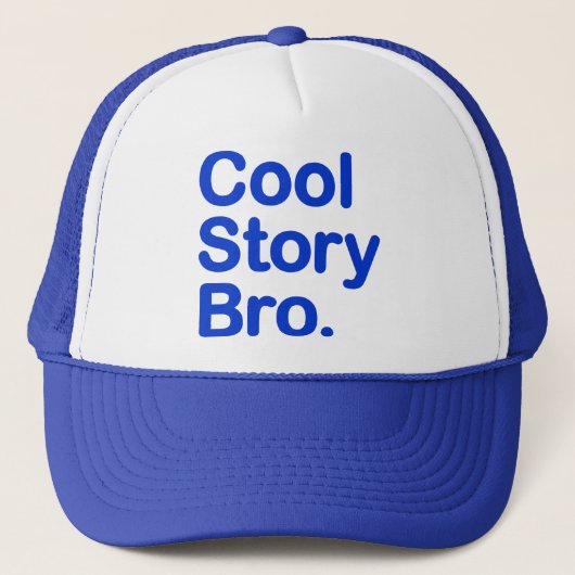 Cool Story Bro Trucker Pet (Voorkant)