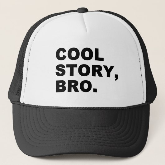 Cool Story Bro Trucker Pet (Voorkant)
