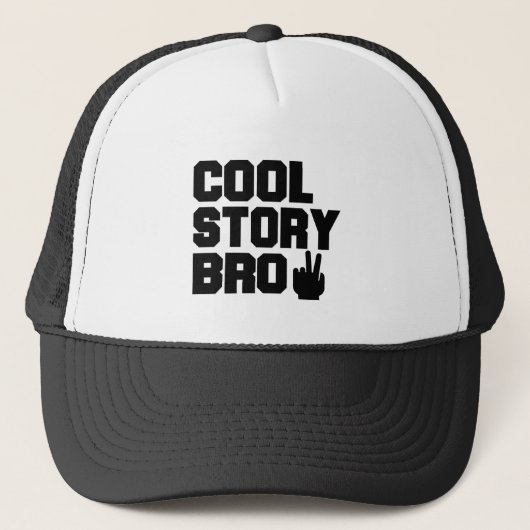 Cool Story Bro Trucker Pet (Voorkant)