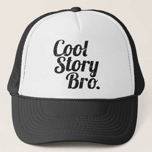 Cool Story Bro. Trucker Pet (Voorkant)