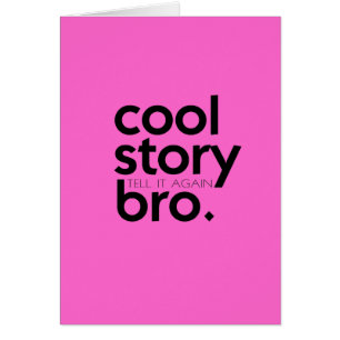 COOL STORY BRO vertelt het opnieuw meme Pink
