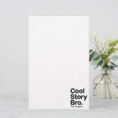 Cool Story Bro. Zeg het opnieuw Briefpapier (Staand voorkant)