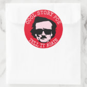 Cool Story Poe. Ronde Sticker (Tas)