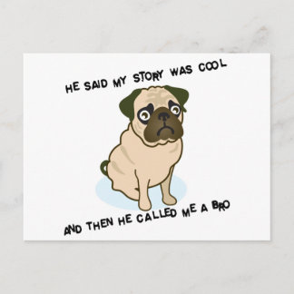 Cool Story Pug Briefkaart