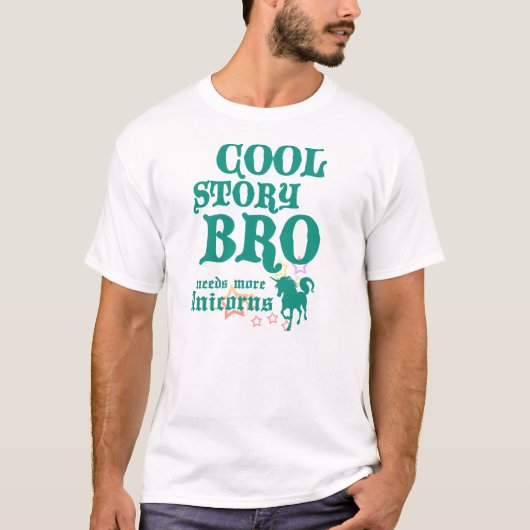 Cool Story Unicorns T-shirt (Voorkant)