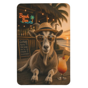 Cool strandgeit met cocktail magneet