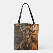 Cool strandgeit met cocktail tote bag (Achterkant)