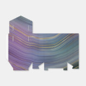 Cool Strata | Prachtige blauwe Paarse en goudhoude Bedankdoosjes (Uitgevouwen)