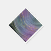 Cool Strata | Prachtige blauwe Paarse en goudhoude Servet (Hoek)