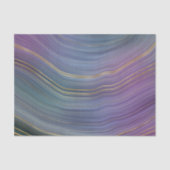 Cool Strata | Prachtige blauwe Paarse en goudhoude Tissuepapier (Voorkant)