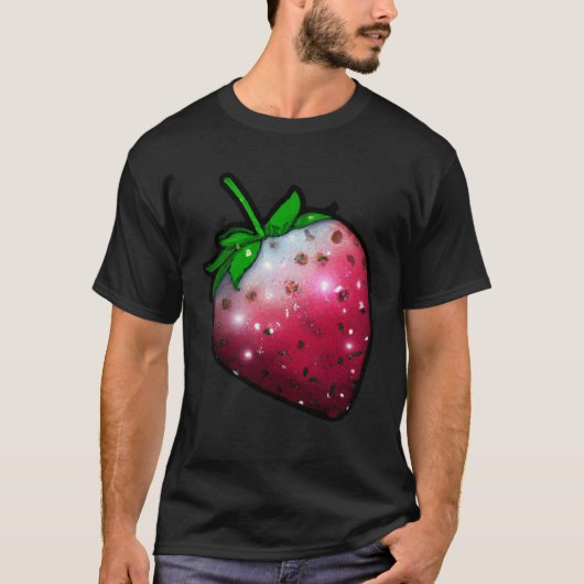 Cool strawberry fruit art strawberry  farmer 2 t-shirt (Voorkant)