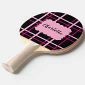 Cool Streeppatroon Tafeltennisbatje (Voorkant Gekanteld)