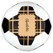 Cool Streeppatroon Voetbal (Gedraaid)