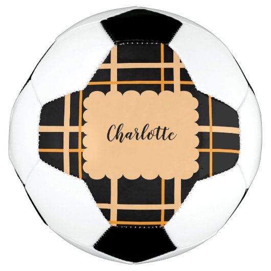 Cool Streeppatroon Voetbal (Voorkant)