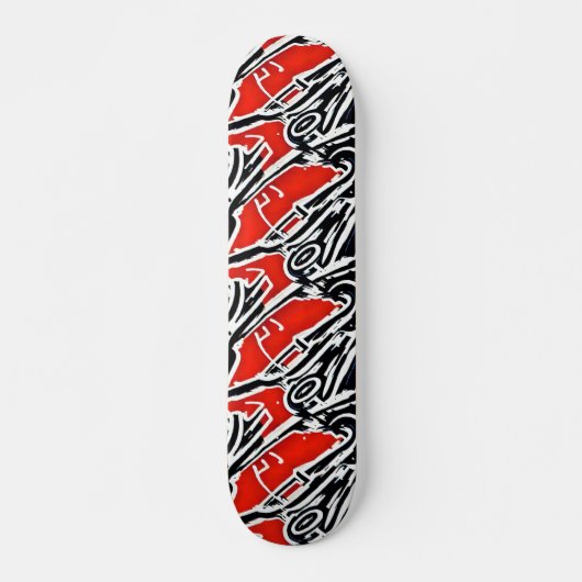 COOL STREET POP ART SKATEBOARD (Voorkant)