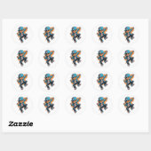 Cool Street Style Boy Cartoon Character Sticker (Vel)