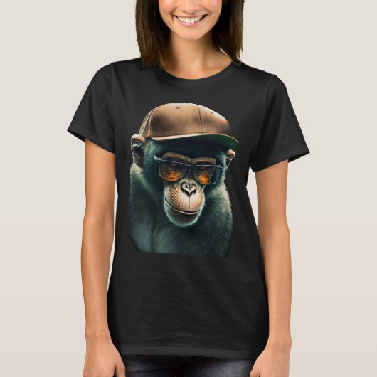 Cool Street Wear Chimp T-shirt (Voorkant)