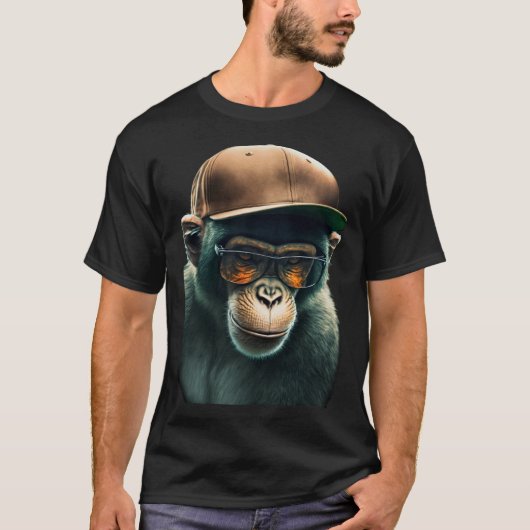 Cool Street Wear Chimp T-shirt (Voorkant)