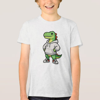 Cool Streetwear Dinosaurus Trui Kids Design Tri-Blend Shirt