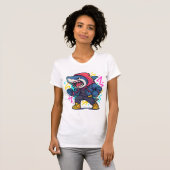 Cool Streetwear Shark Cartoon T-shirt (Voorkant volledig)
