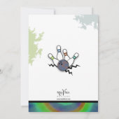 Cool Strike Bowling Uitnodiging (Achterkant)