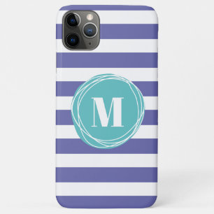 Cool Striped Monogram Case-Mate iPhone Case
