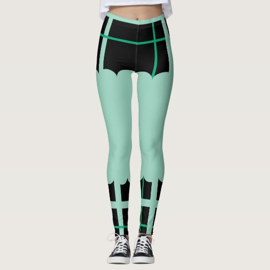 Cool Striped Patroon Leggings (Voorkant)