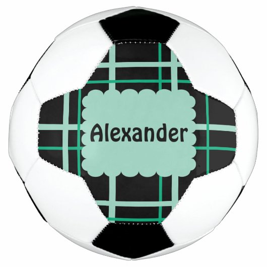 Cool Striped Patroon Voetbal (Voorkant)