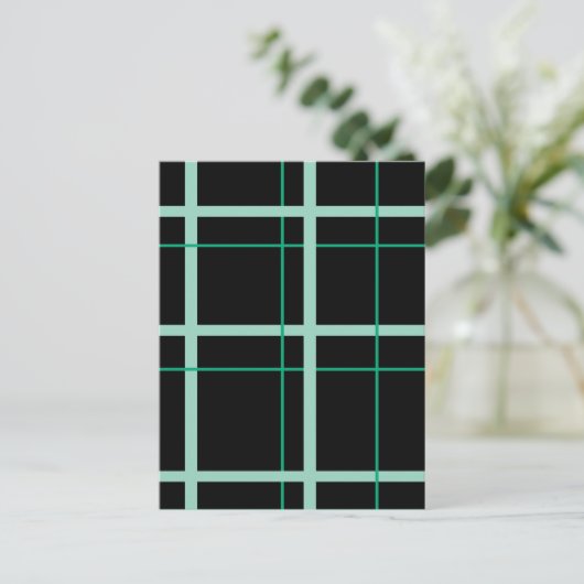 Cool Striped Pattern Briefkaart (Staand voorkant)