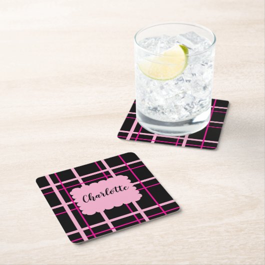 Cool Striped Pattern Kartonnen Onderzetters (Insitu)