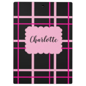 Cool Striped Pattern Klembord (Achterkant)