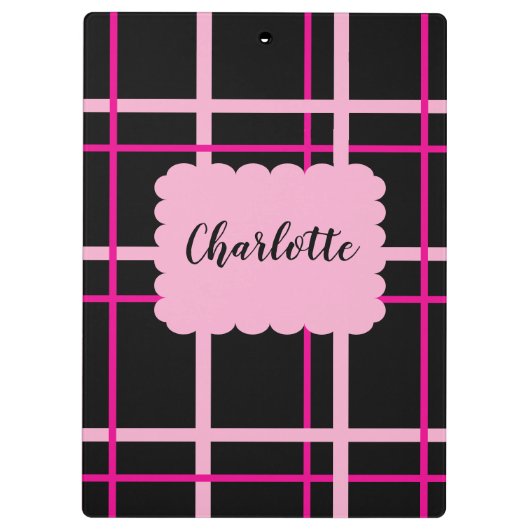 Cool Striped Pattern Klembord (Achterkant)