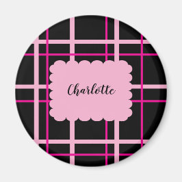 Cool Striped Pattern Magneet