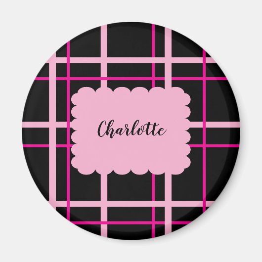 Cool Striped Pattern Magneet (Voorkant)