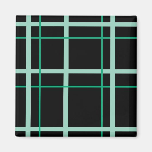 Cool Striped Pattern Magneet (Voorkant)