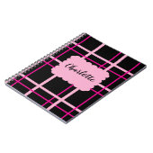 Cool Striped Pattern Notitieboek (Linkerzijde)