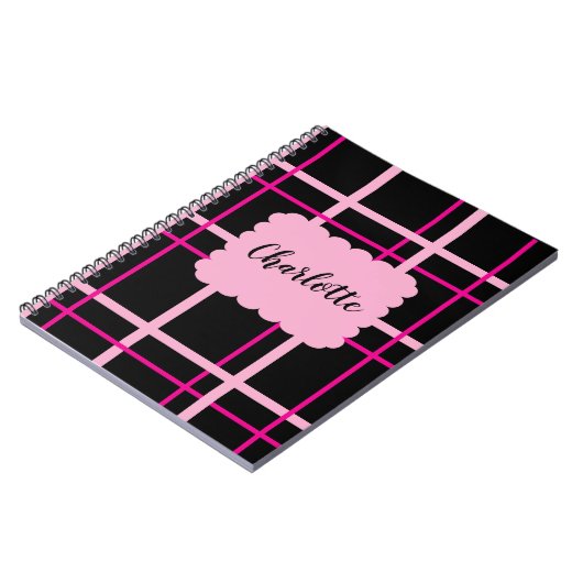 Cool Striped Pattern Notitieboek (Linkerzijde)